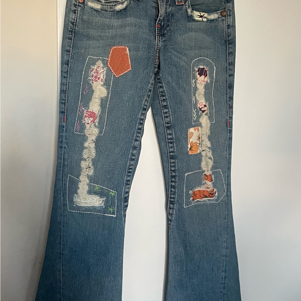 True Religion Unique Patchwork Jeans - image 2